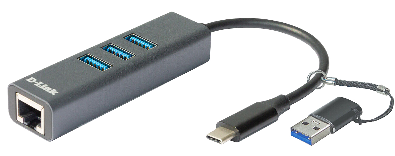 D-Link DUB-2332 replicatore di porte e docking station per laptop Cablato USB tipo-C Grigio