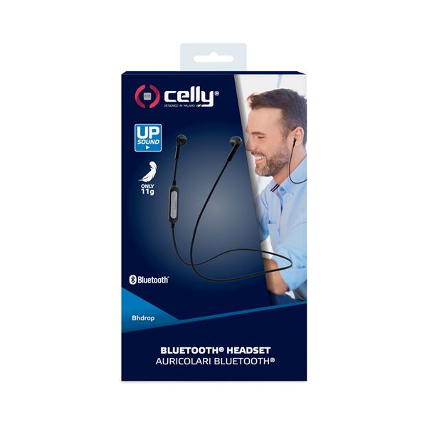 Celly BhDrop Headset Wireless Neck-band Calls/Music Micro-USB Bluetooth Black – image 4