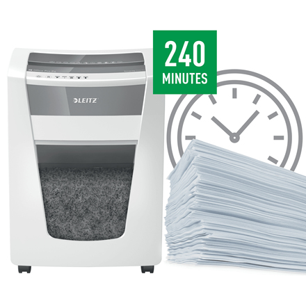 Leitz IQ Office Pro P4 Papierversnipperaar Cross cut 4 x 40 mm 30 l Aantal bladen (max.): 15 vellen Veiligheidsniveau 4 Ook geschikt voor Nietjes, Paperclips – Foto 7 van 9