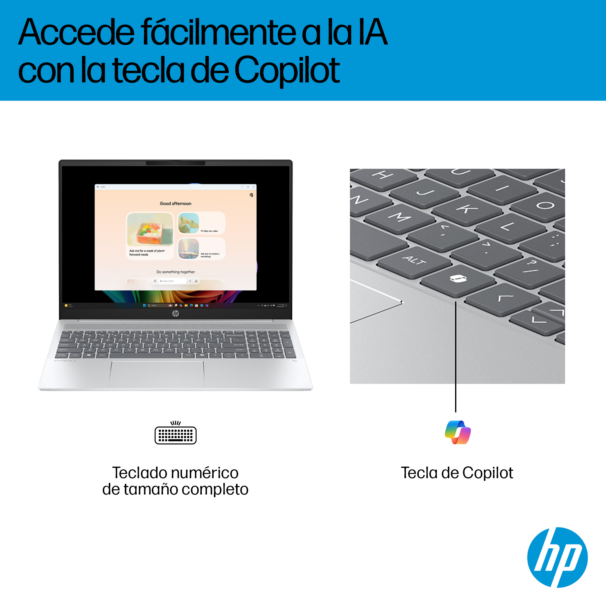 Portátil HP OmniBook 5 16-ag1010ns con 3 años de garantía - Con Inteligencia Artificial - imagen 12