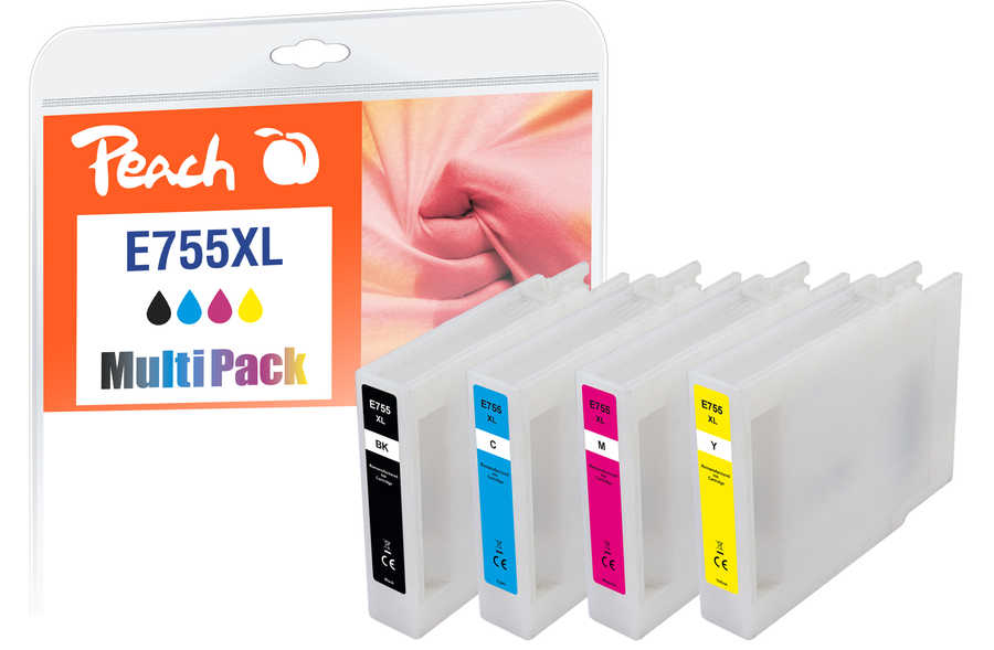 Peach 320727 ink cartridge 4 pc(s) Compatible High (XL) Yield Black, Cyan, Magenta, Yellow