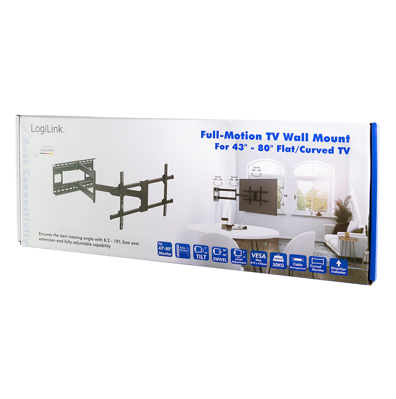 LogiLink BP0138 TV mount/stand 2.03 m (80") Black – image 8