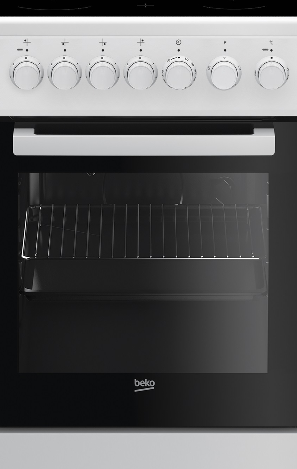 Beko FSS57100GW cooker Freestanding cooker Electric Ceramic hob White – image 6
