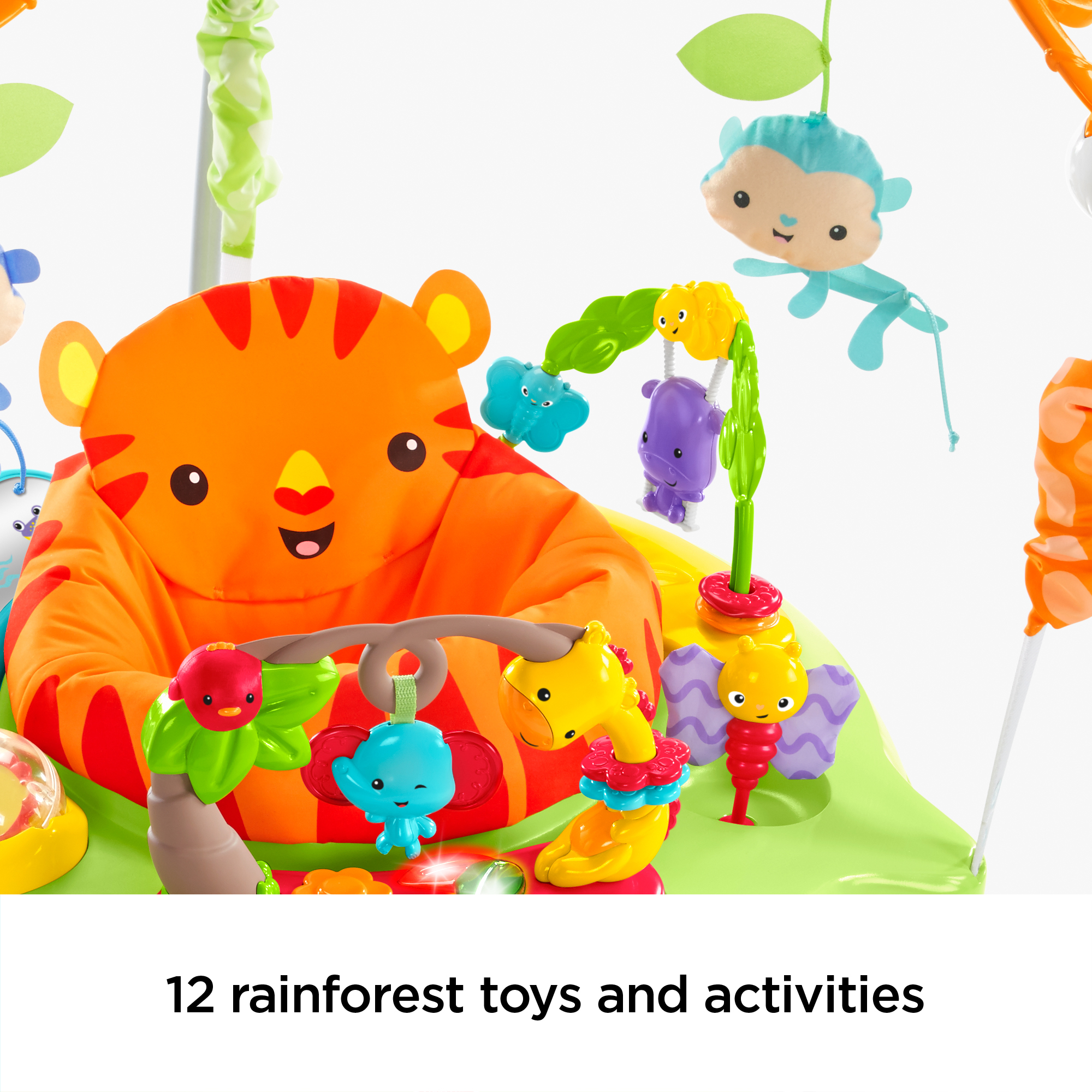 صورة جهاز فيشر برايس Roarin' Rainforest Jumperoo - متعدد الألوان