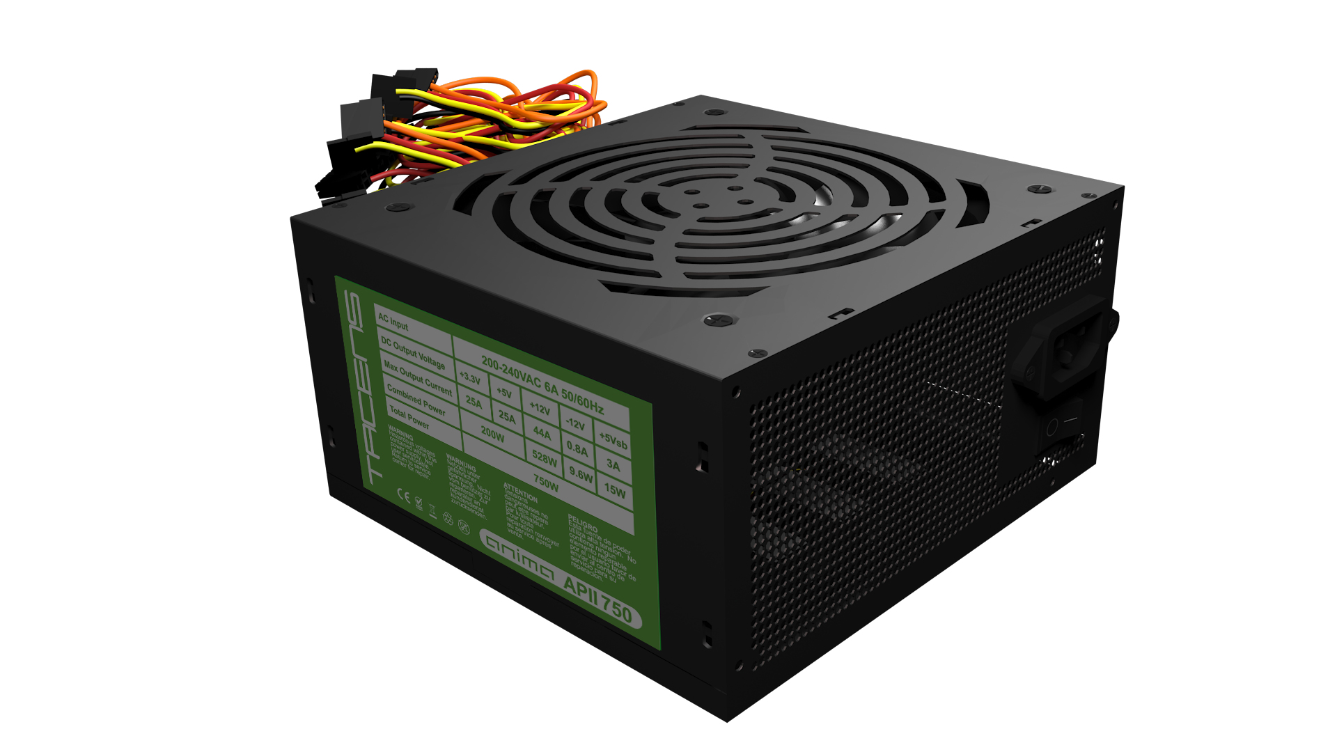 Tacens Anima APII750 power supply unit – image 4