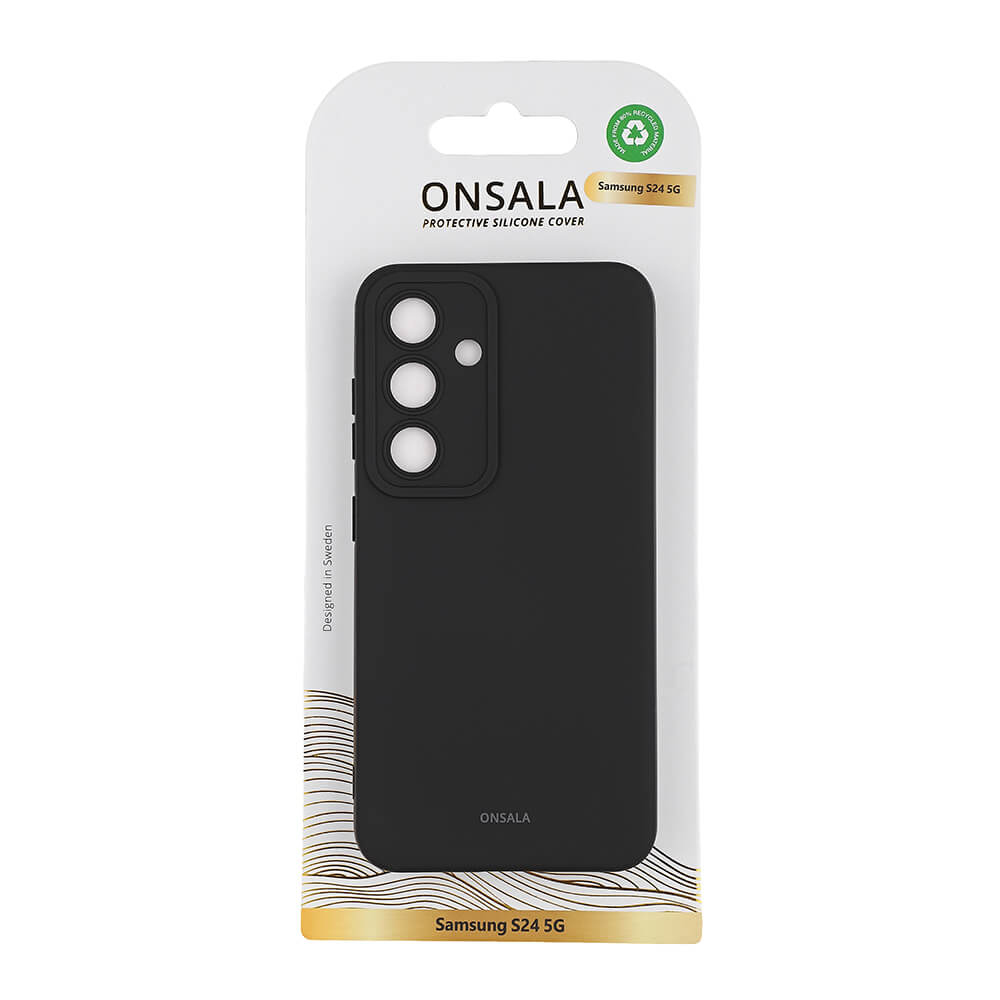 Onsala Phone Case Silicone Black - Samsung S24 – image 2