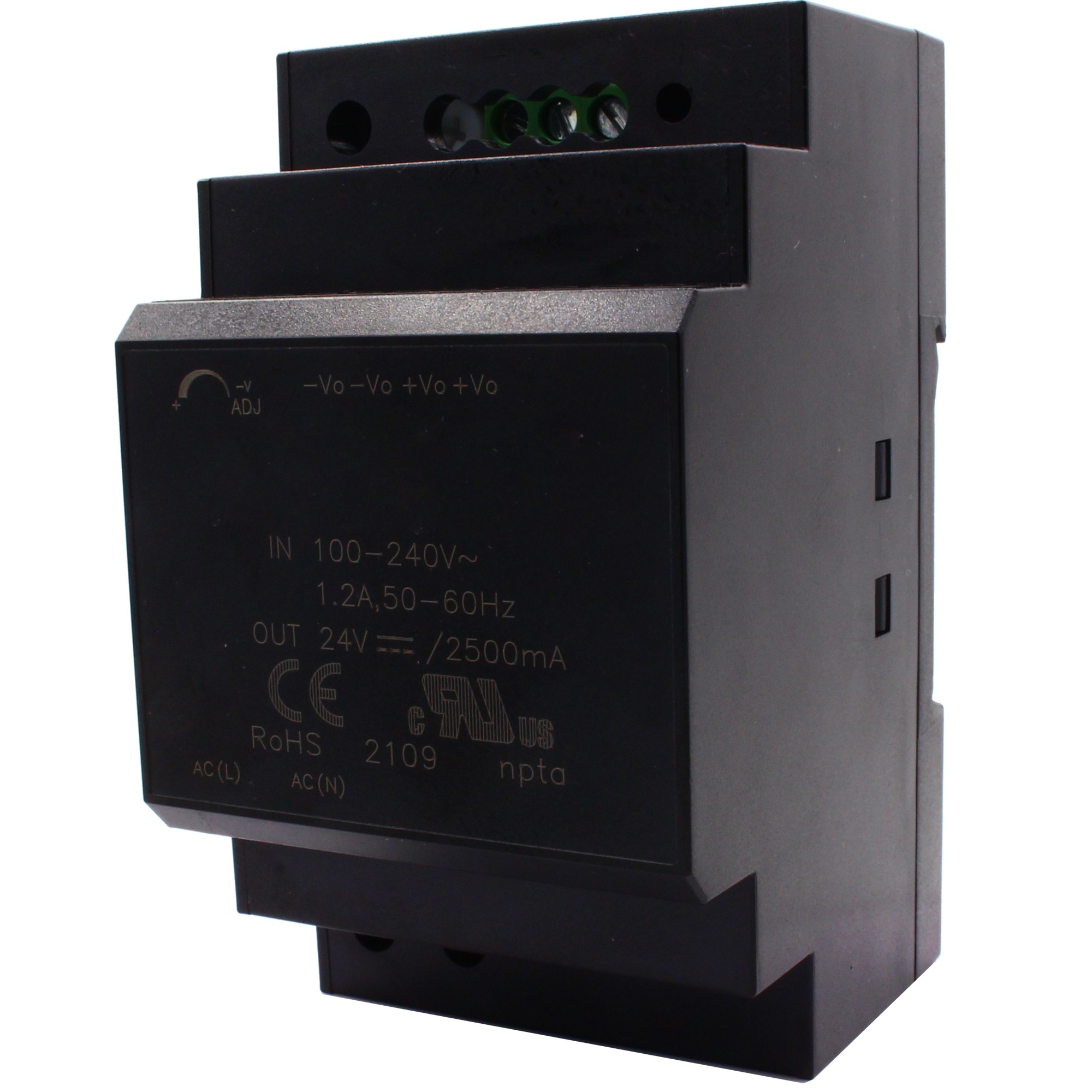 Brainboxes 60W Single Output Industrial DIN Power Supply – image 3