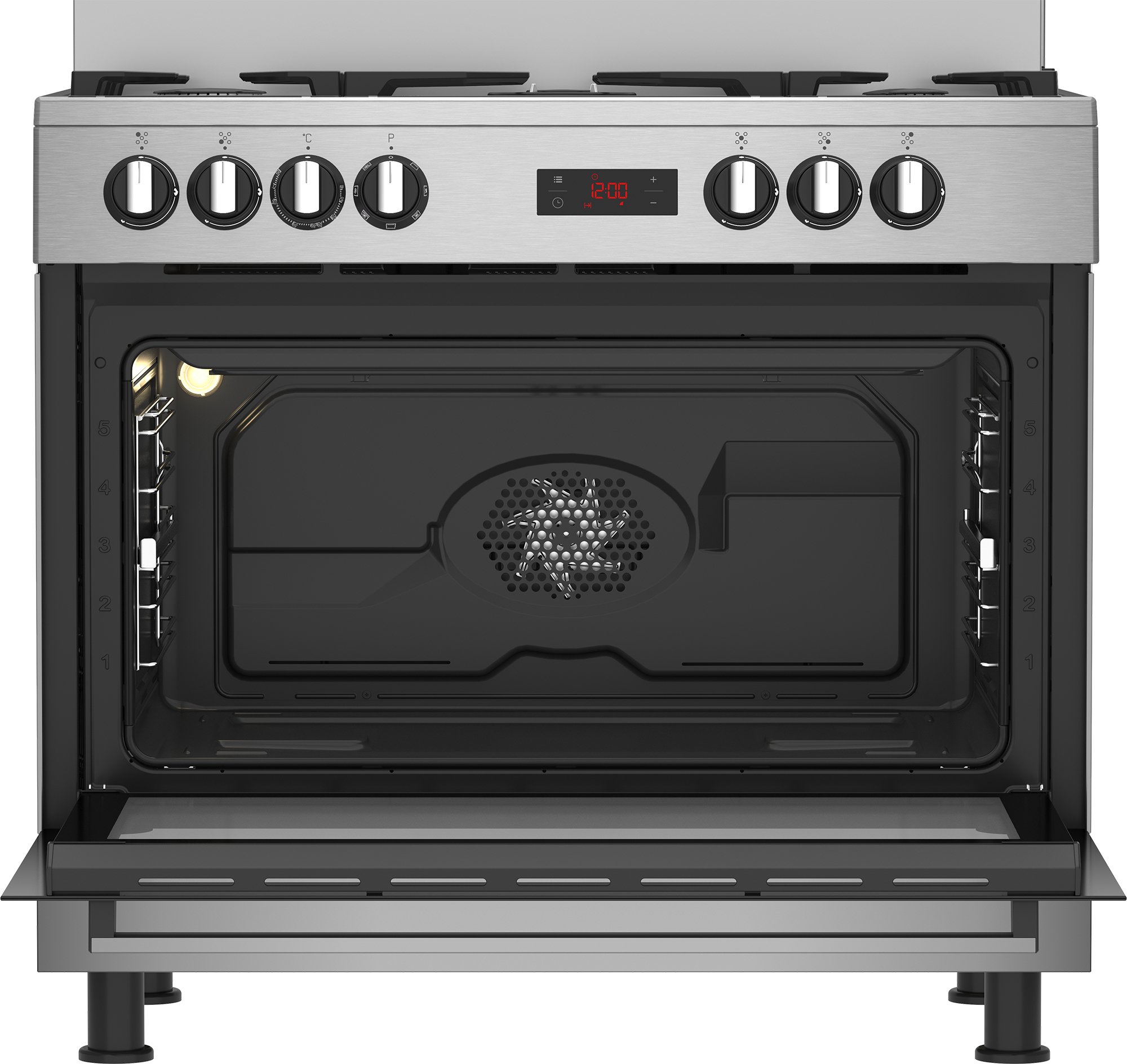 Beko 7757587654 cooker Electric Gas Stainless steel – image 6