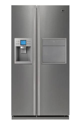 LG GWP227YRMV side-by-side refrigerator Freestanding Stainless steel