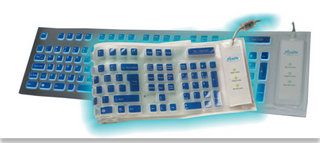 Manhattan 172868 keyboard Office USB Blue – image 3