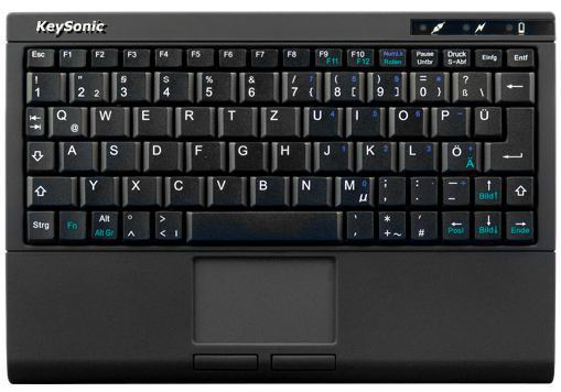 KeySonic ACK-340RF+ keyboard RF Wireless German Black – image 1
