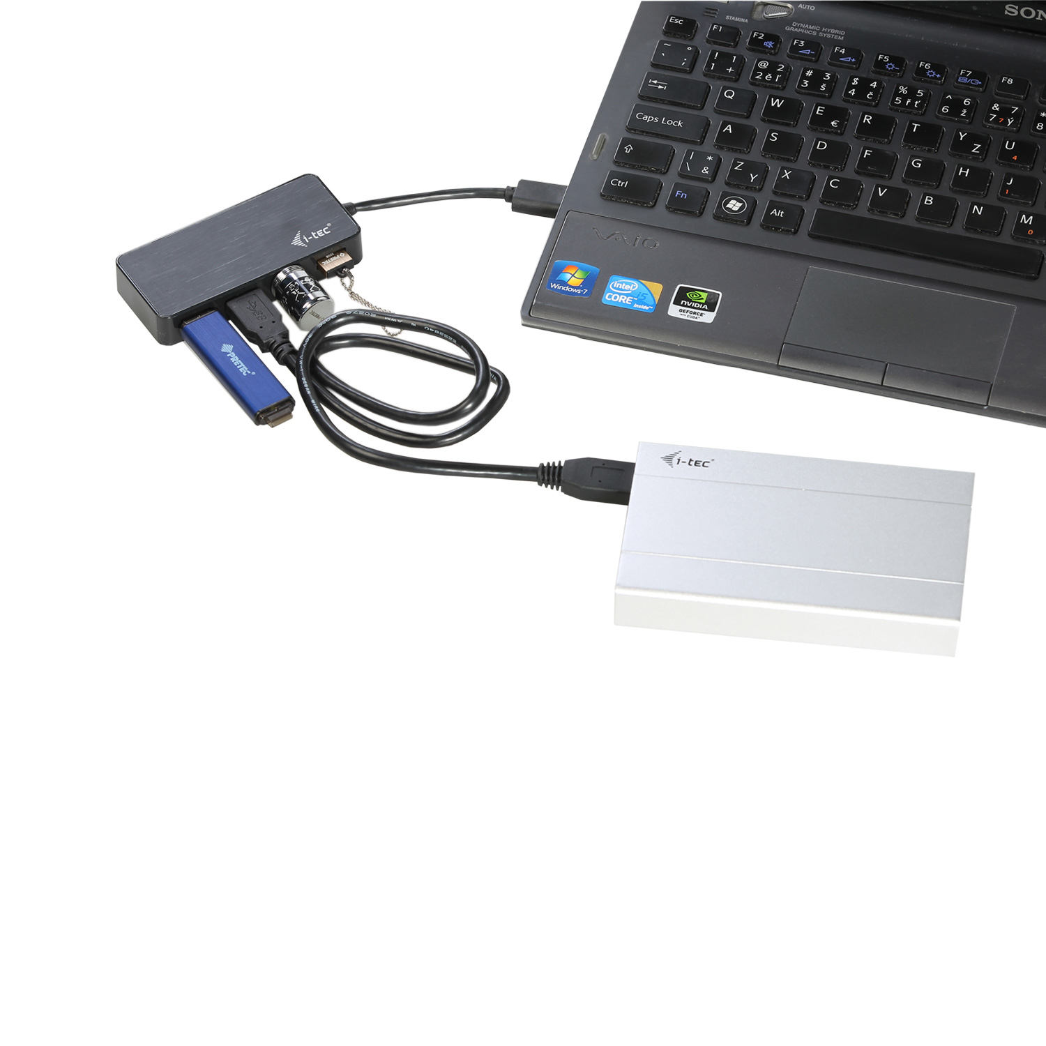 i-tec U3HUB444 mobile device charger Mobile phone, MP3 Black USB Indoor – image 5