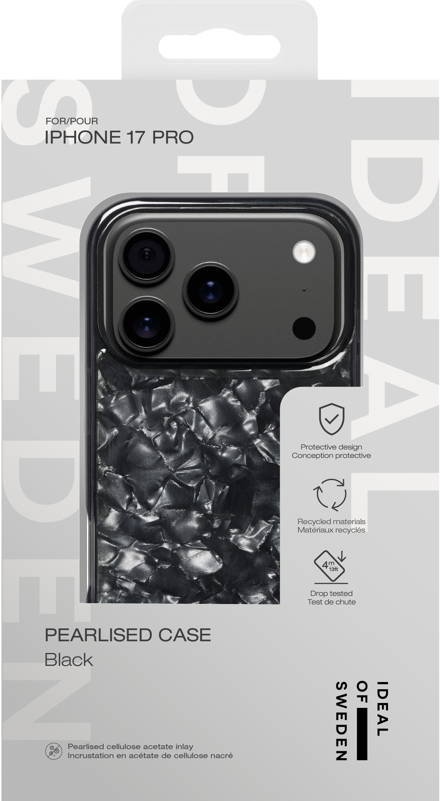iDeal of Sweden Pearlised Case iPhone 17 Pro Black – image 3