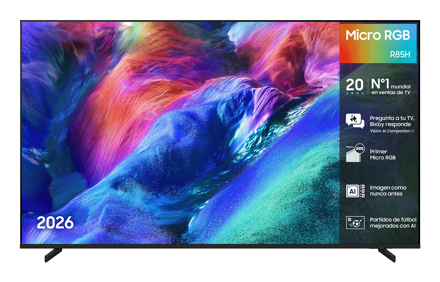 TV LED Samsung Micro RGB TMR85R85H 216 cm 2026 — photo 1