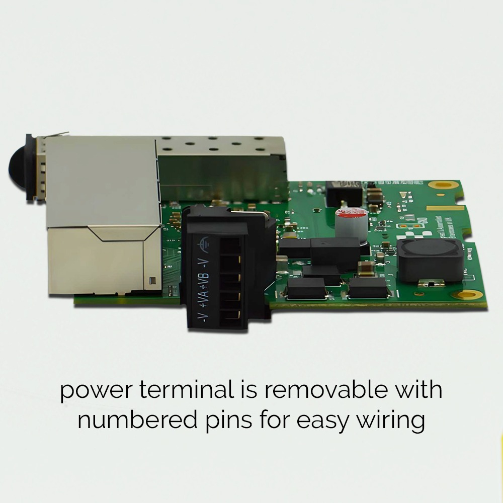 Brainboxes Embedded 1 SFP & 4 Port Gigabit Ethernet Switch – image 3