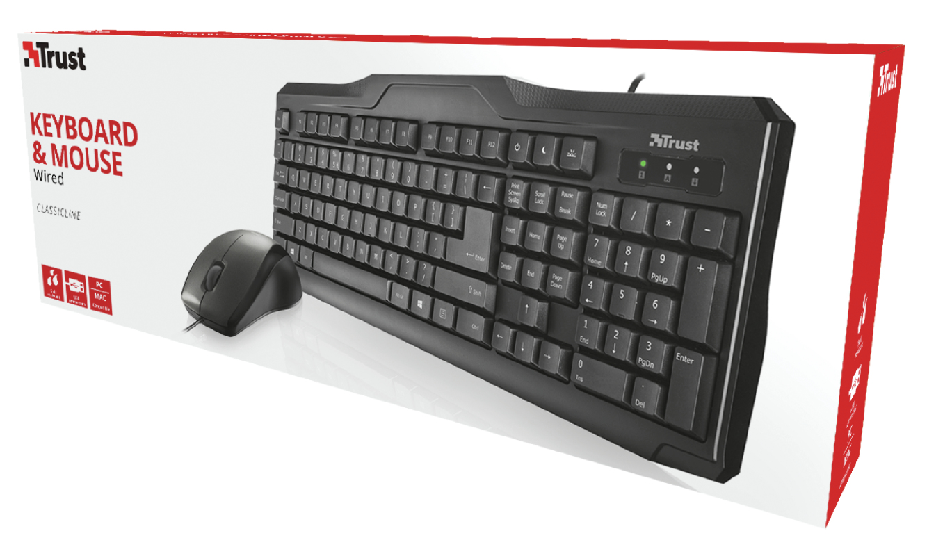 Trust 22064 keyboard Mouse included Home USB Black – image 7