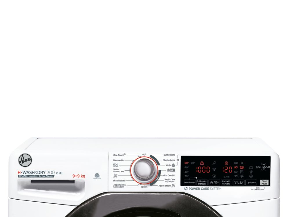Hoover H-WASH 300 PLUS H3DSQ499TAMBE-84 washer dryer Freestanding Front-load White – image 3