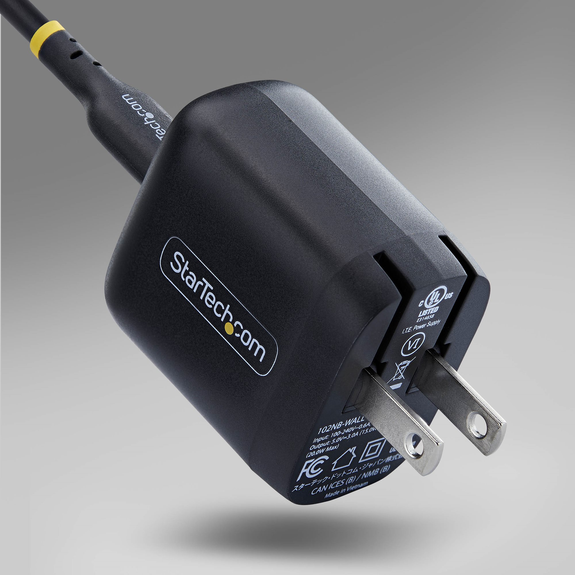 StarTech.com 20W USB‑C Wall Charger, Portable Charger with USB Power Delivery Fast Charging – image 4