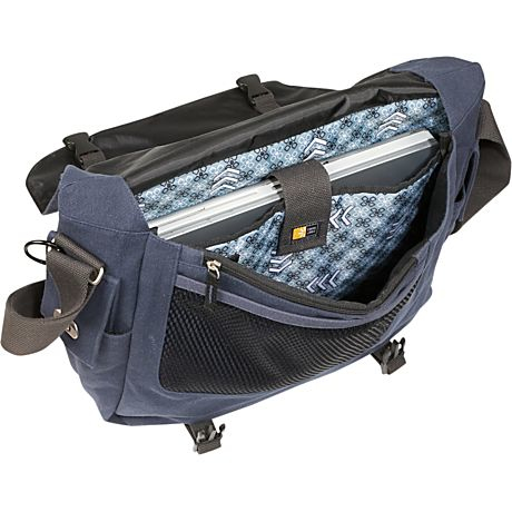 Case Logic Canvas Messenger Bag 15.4" Blue – image 2