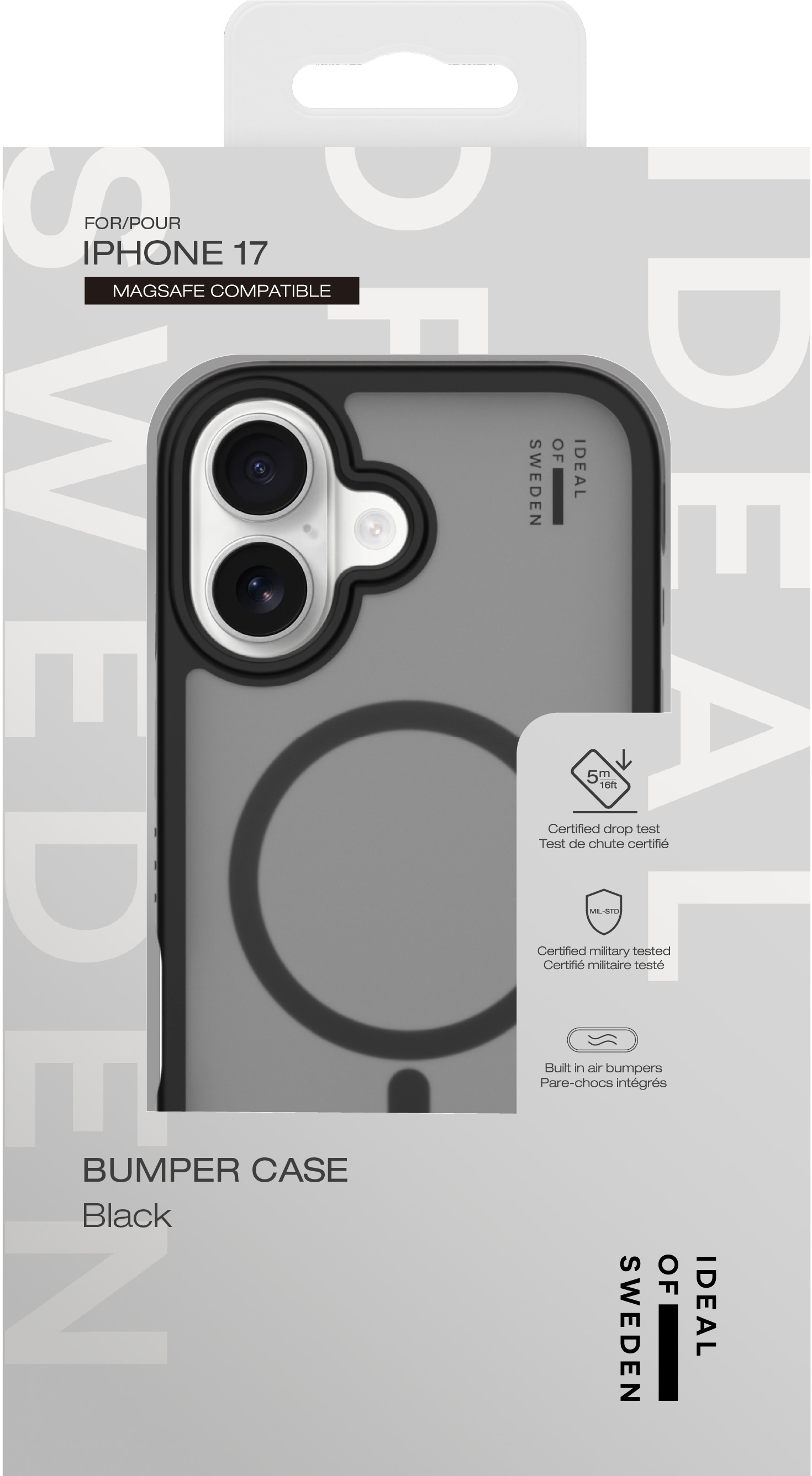 iDeal of Sweden Ideal Bumper Case MagSafe iPhone 17 Black – image 5