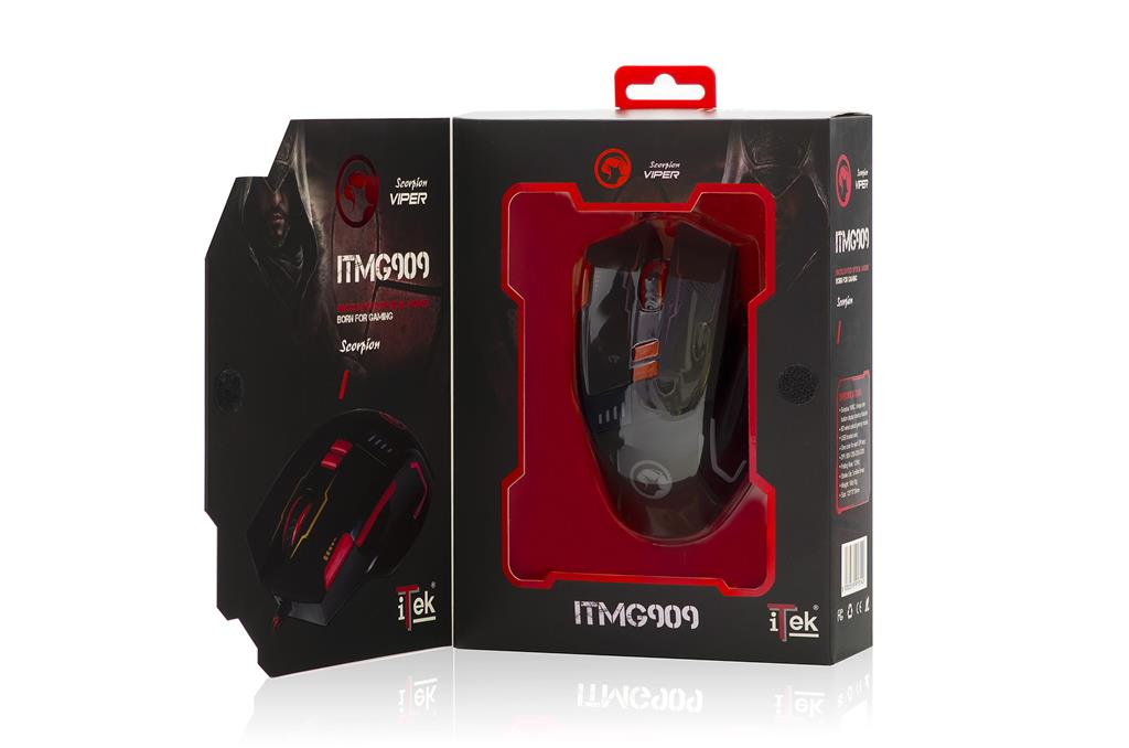 itek ITMG909 mouse Gaming Right-hand USB Type-A 3200 DPI – image 4