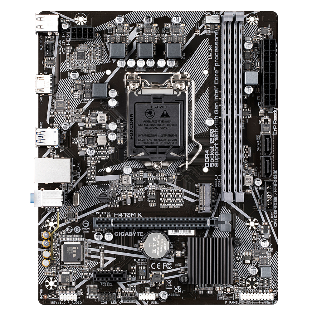 GIGABYTE H470M K (rev. 1.0) – image 2