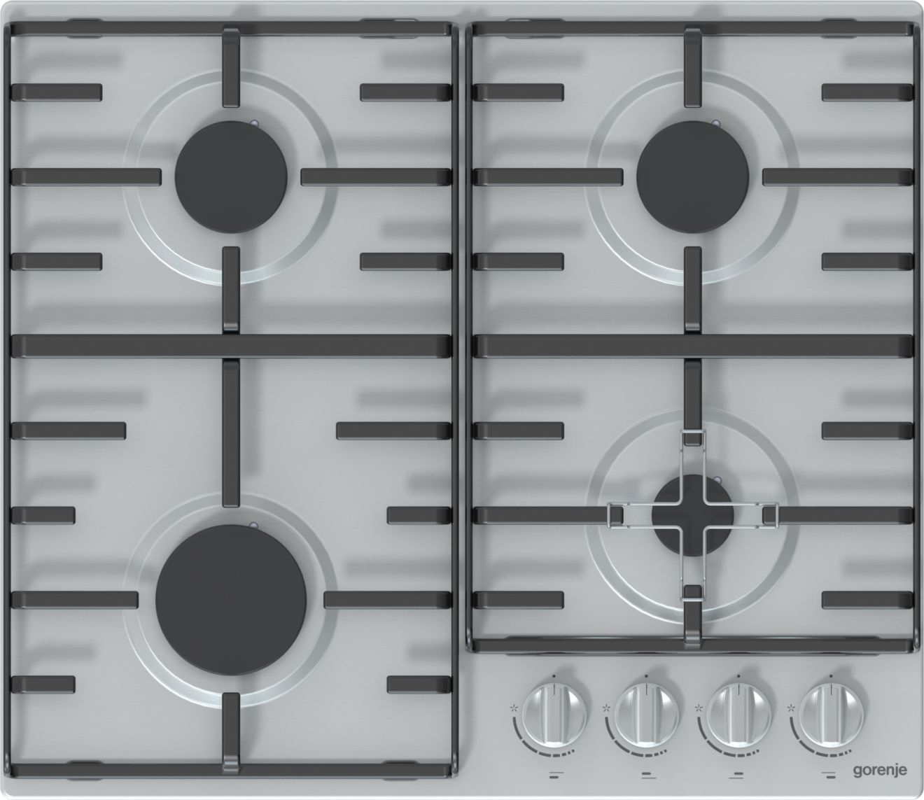 Gorenje G640X Stainless steel Built-in Gas 4 zone(s)
