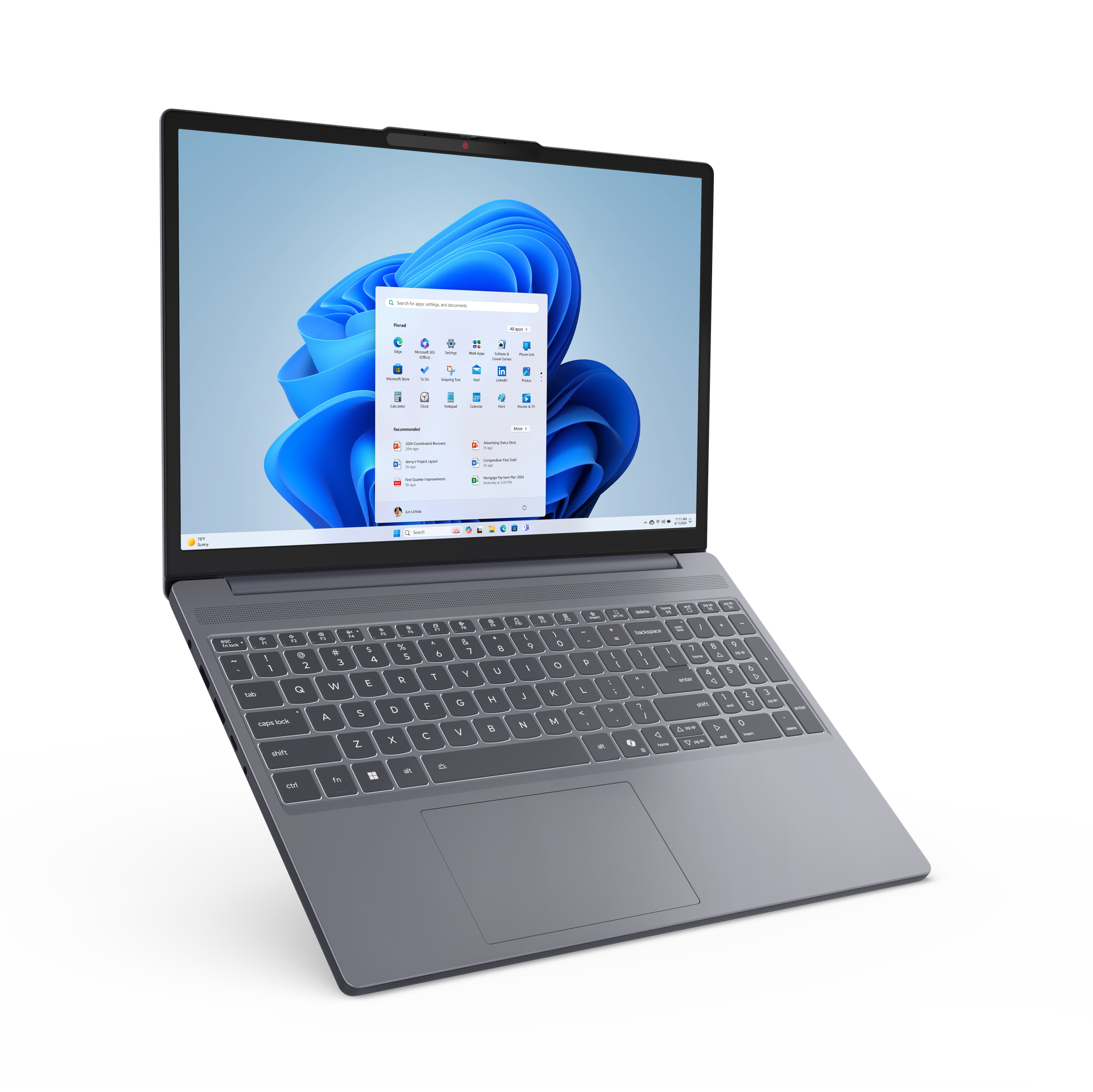 Portátil - Lenovo IdeaPad Slim 3 15IRH10, 15.3" WUXGA, Intel® Core™ i7-13620H, 16GB RAM, 512GB SSD, UHD Graphics, Sin sistema operativo, Gris - imagen 6