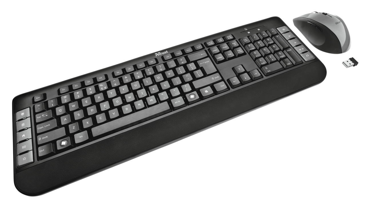 Trust Tecla Wireless Multimedia Keyboard & Mouse