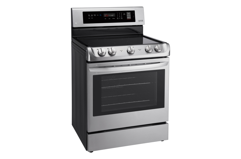 LG LRE4211ST cooker Freestanding cooker Electric Black, Stainless steel – image 4