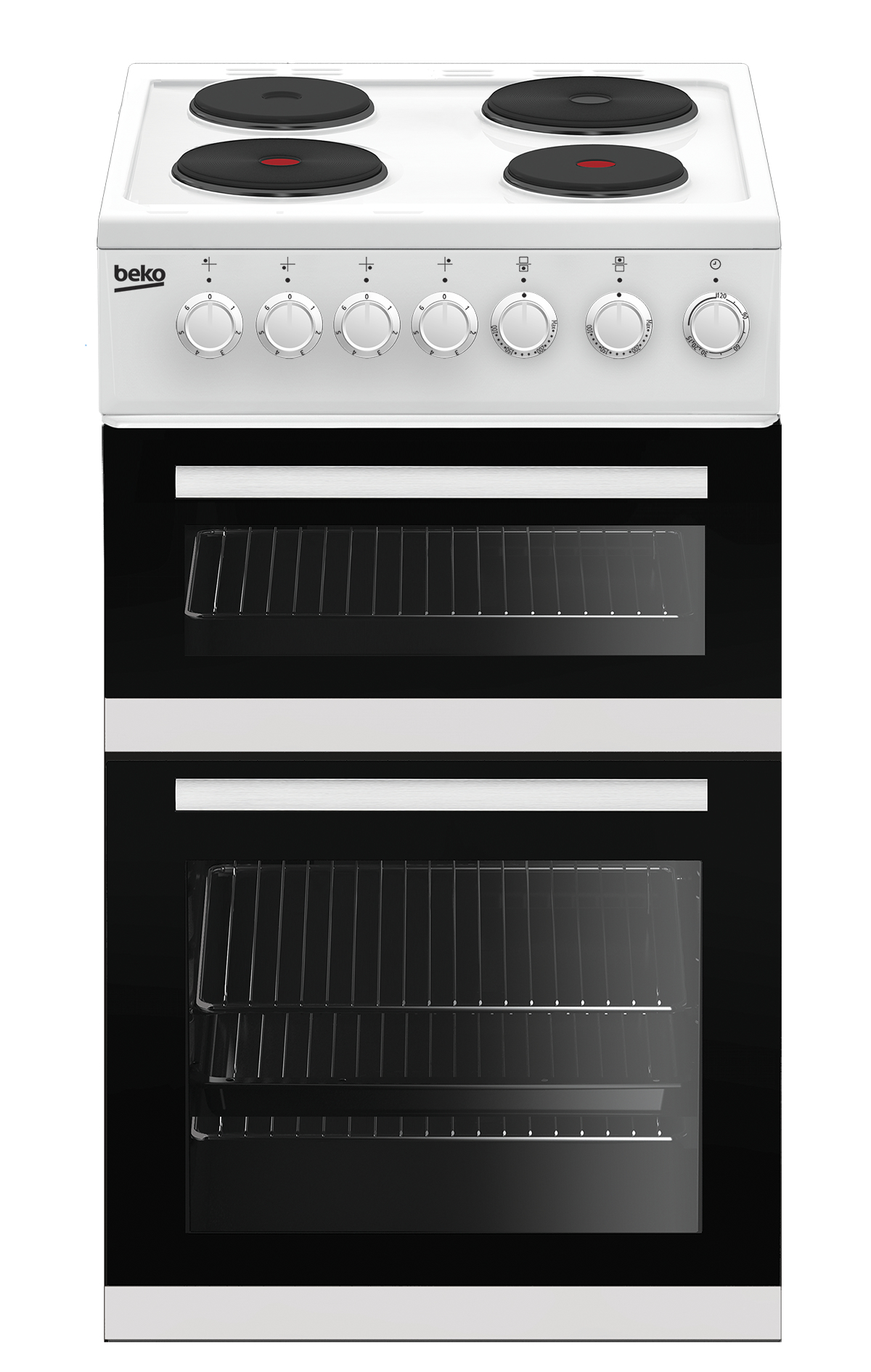 Beko EDP503W 50cm Double Oven Electric Cooker – image 1