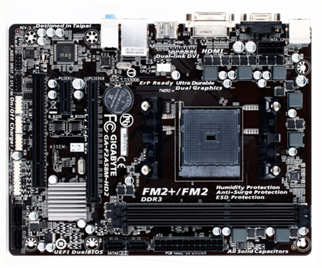 GIGABYTE GA-F2A58M-HD2 motherboard AMD A58 Socket FM2+ micro ATX – image 3