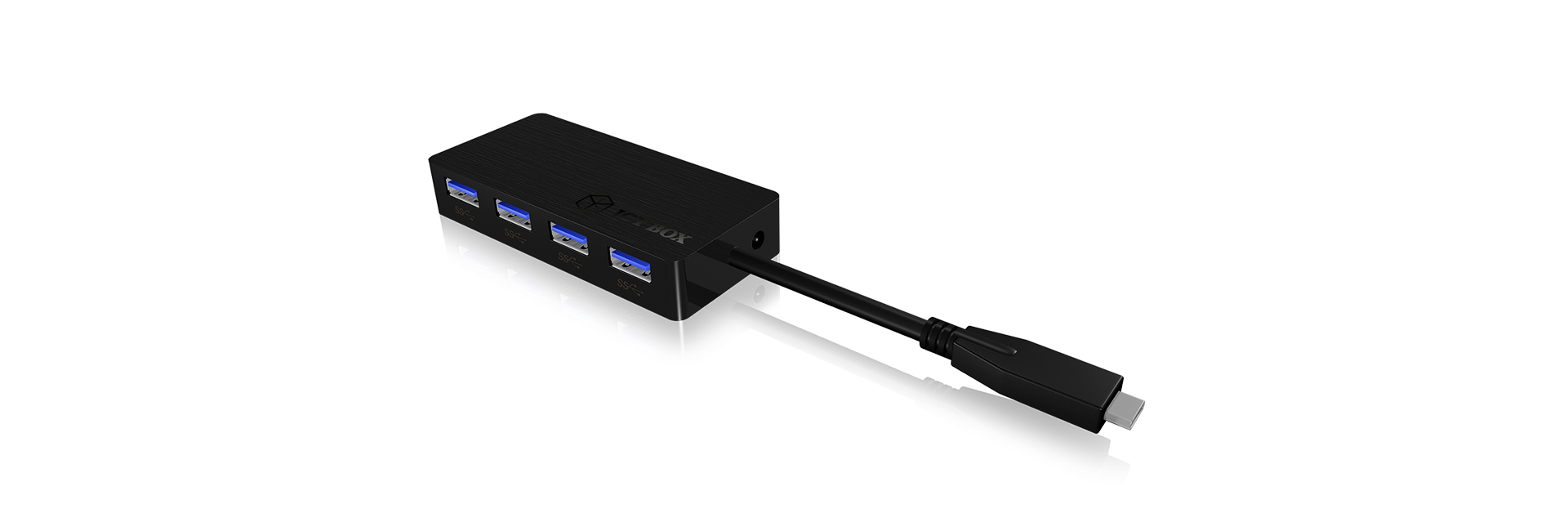 ICY BOX IB-AC6403-C USB 3.2 Gen 1 (3.1 Gen 1) Type-C 5000 Mbit/s Black – image 2