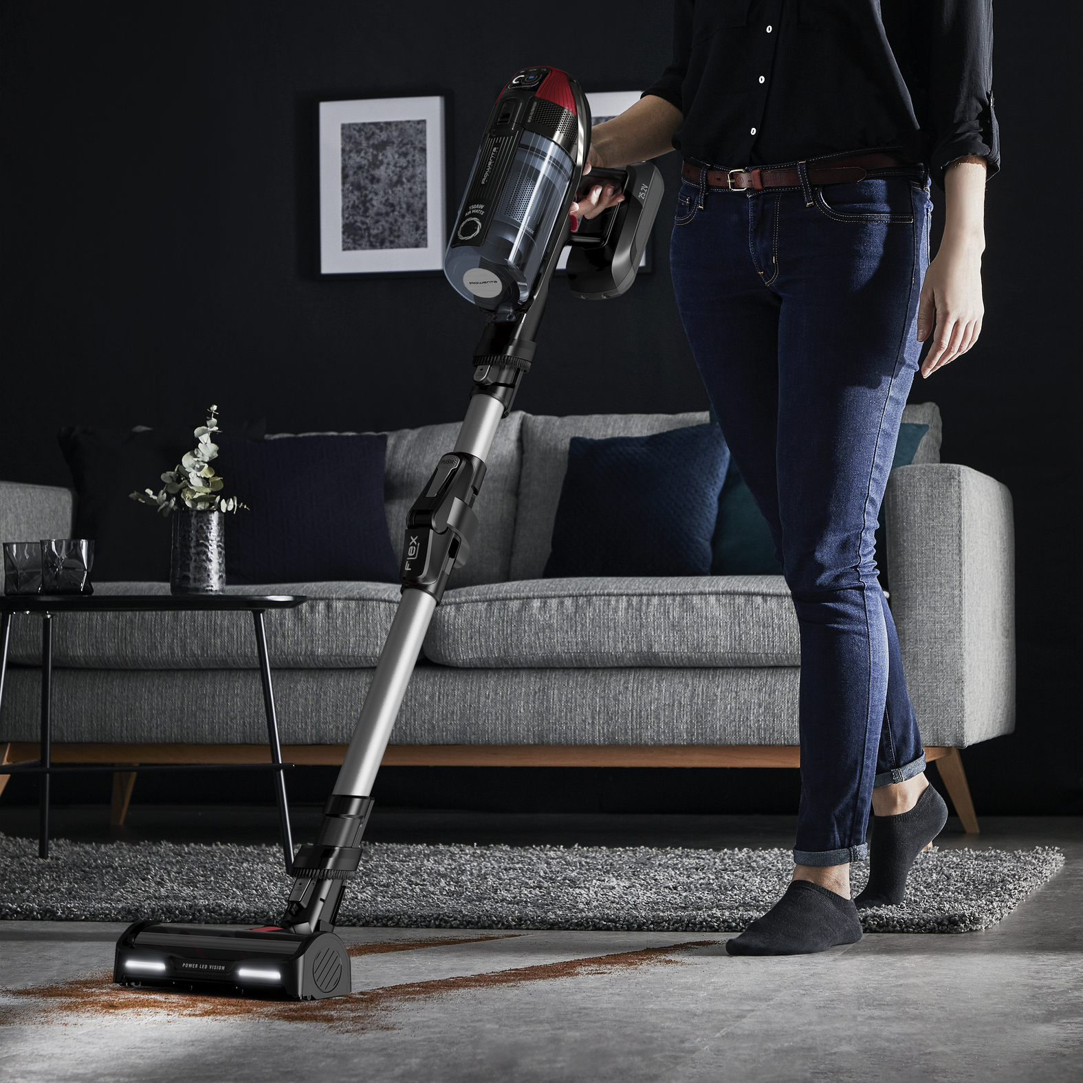 Rowenta RH98A7 2-in-1 stick vacuum Battery Dry Bagless – image 3