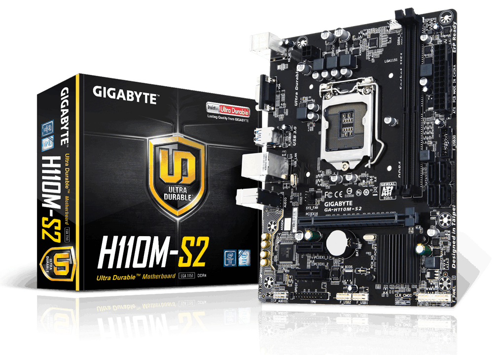 GIGABYTE GA-H110M-S2 motherboard Intel® H110 LGA 1151 (Socket H4) micro ATX – image 4