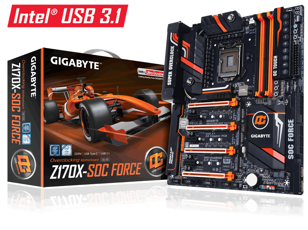 GIGABYTE GA-Z170X-SOC FORCE (rev. 1.0) – image 1