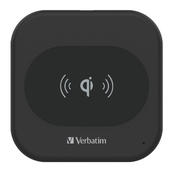 Verbatim 66597 mobile device charger Smartphone Grey USB Wireless charging Indoor – image 1