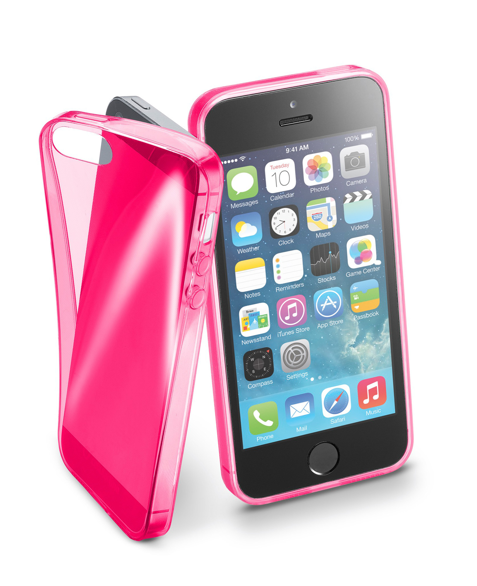 Cellularline Fluo Case - iPhone SE/5s/5