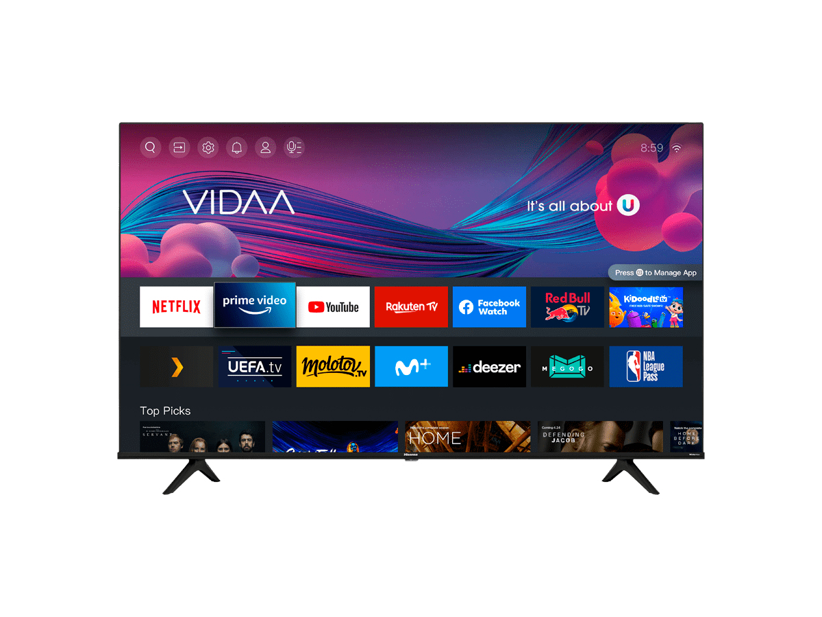 Hisense 65A6BG 163.8 cm (64.5") 4K Ultra HD Smart TV Wi-Fi Black 300 cd/m² – image 6