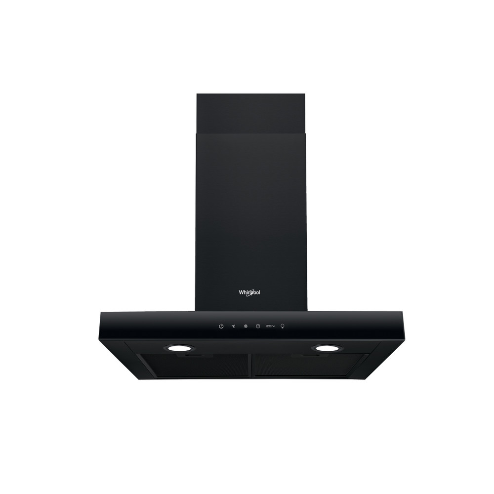 Whirlpool WHBS62FLTK cooker hood Wall-mounted Black 581 m³/h – image 1