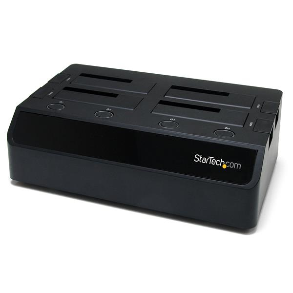 StarTech.com 4 Bay eSATA USB 3.0 to SATA Hard Drive Docking Station for 2.5/3.5 HDD