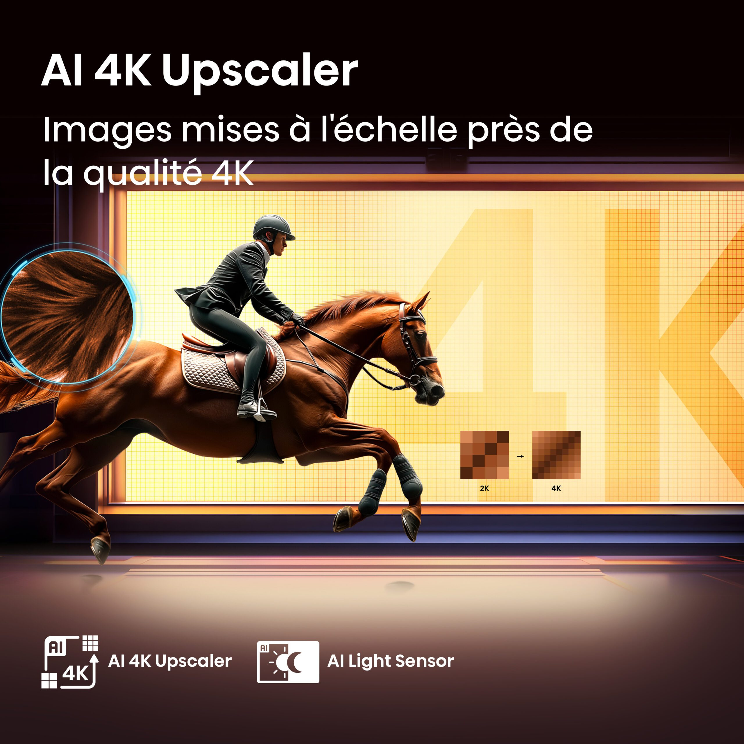 Hisense 58A6Q TV LED 58 (146 cm) 4K UHD 3840x2160 HDR10 TV connecté 4xHDMI 2.1 WiFi — photo 6