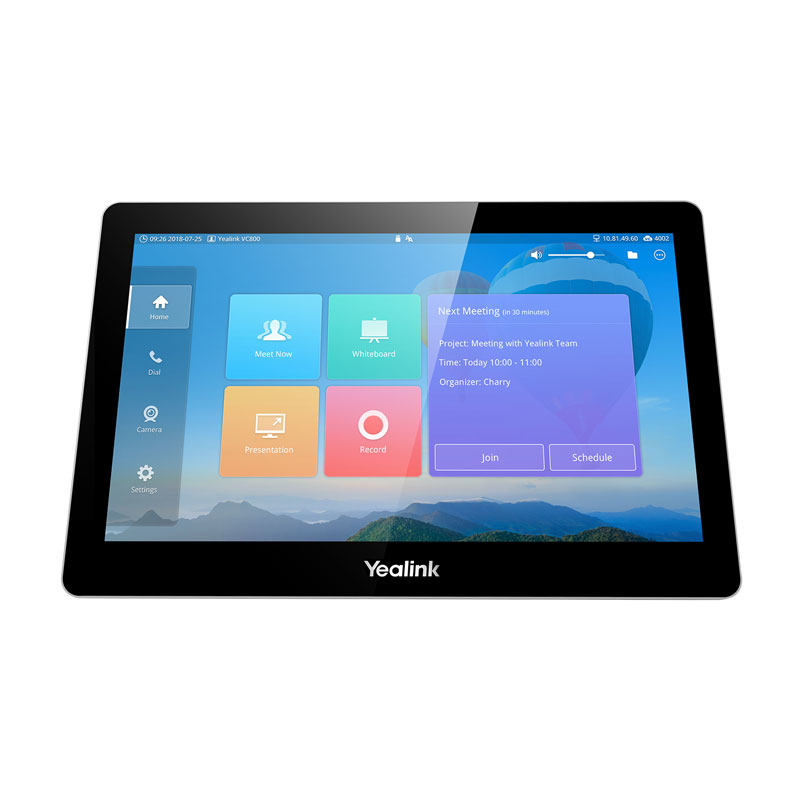 صورة نظام مؤتمرات الفيديو الجماعي Yealink M600-0051، 4K Ultra HD، أسود