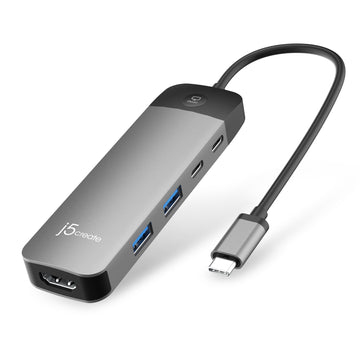 j5create JCD3002 USB 3.2 Gen 1 (3.1 Gen 1) Type-C Серый