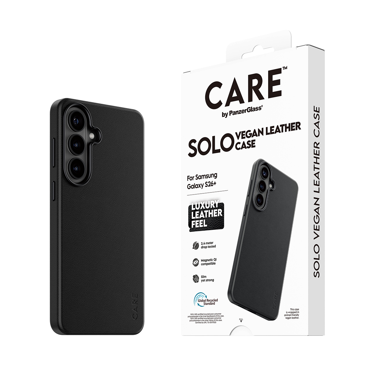 PanzerGlass CARE™ by PanzerGlass® Solo Case Black w. Qi Samsung Galaxy S26+ – image 6