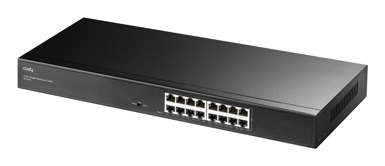 Cudy GS1016L network switch Gigabit Ethernet (10/100/1000) Black – image 2
