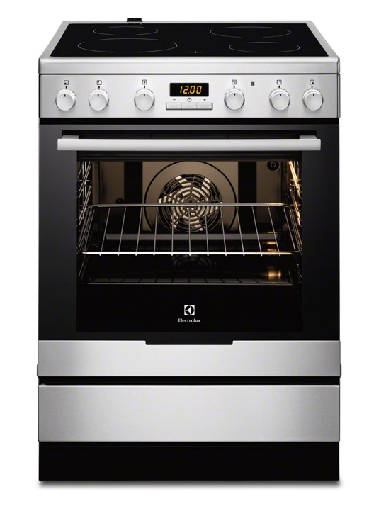 Electrolux EKC6430AOX Freestanding cooker Electric Ceramic hob Stainless steel