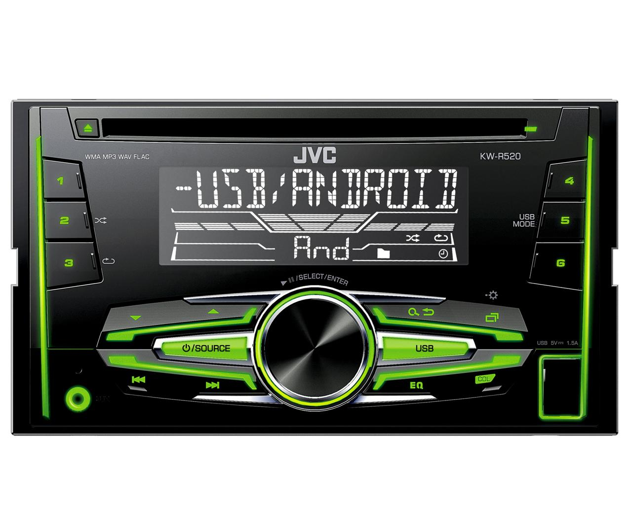 JVC KW-R520E 2-DIN CD Receiver – image 5