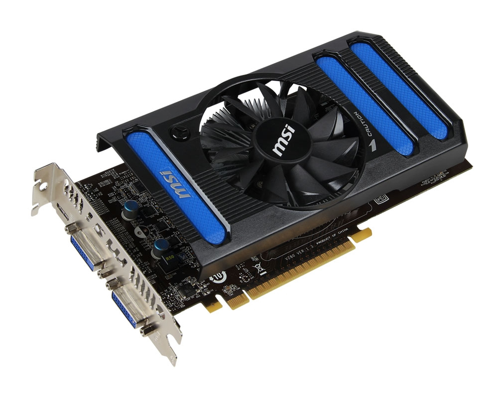 MSI N650TI-1GD5/OC graphics card NVIDIA GeForce GTX 650 Ti – image 1