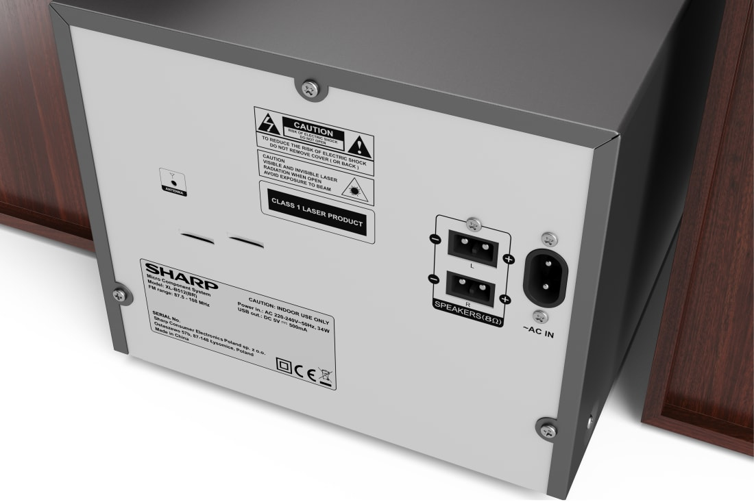 Sharp XL-B512(BR) home audio system Home audio micro system – image 3